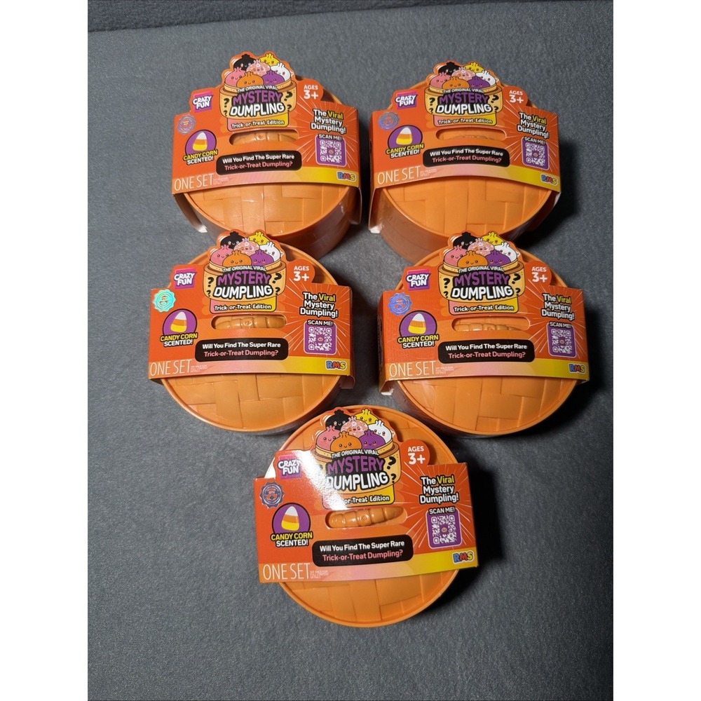 5 RMS Crazy Fun Mystery Dumpling Trick-or-Treat Edition Candy Corn Scented